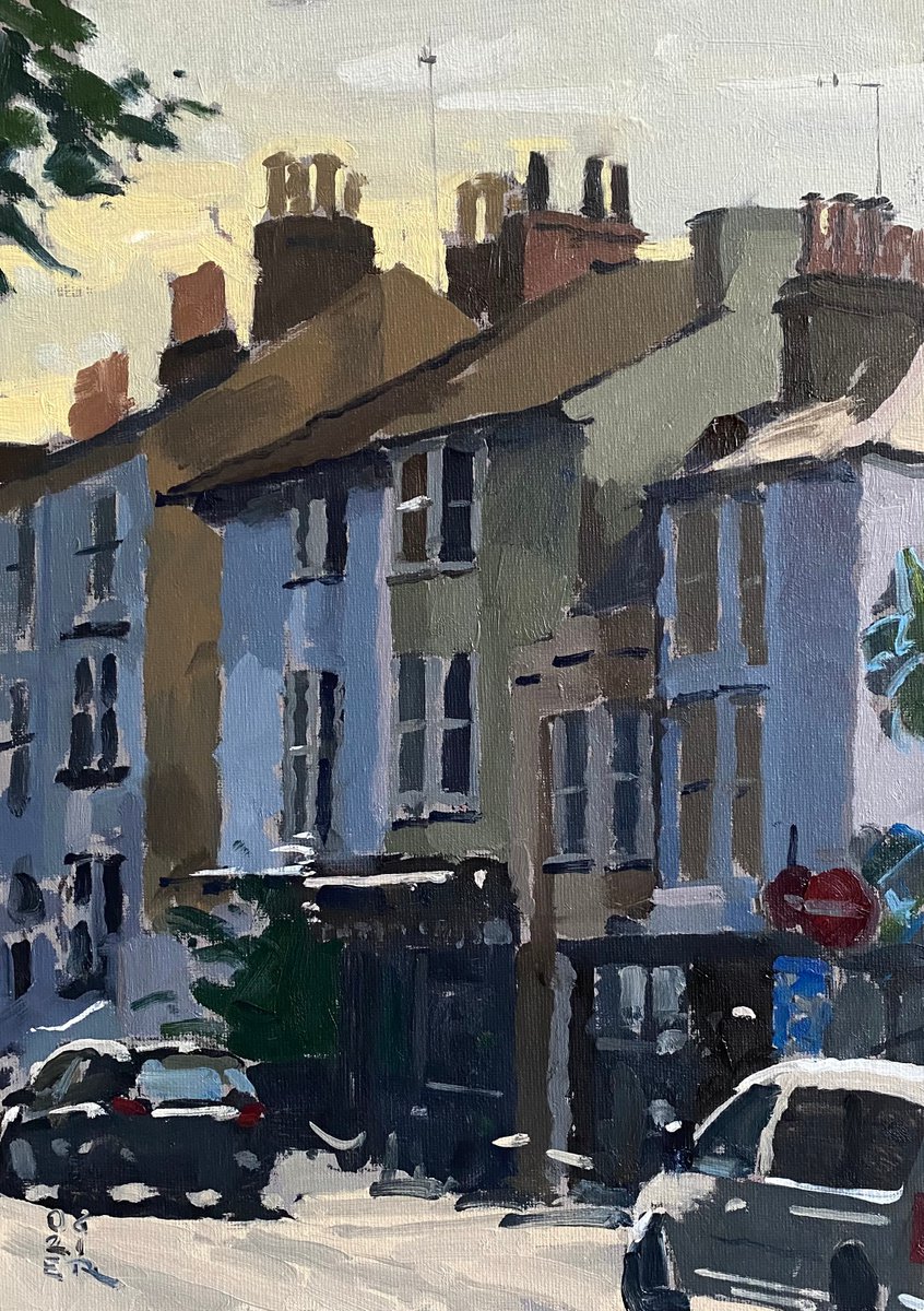 Houses Along Ditchling Road, Brighton by Elliot Roworth