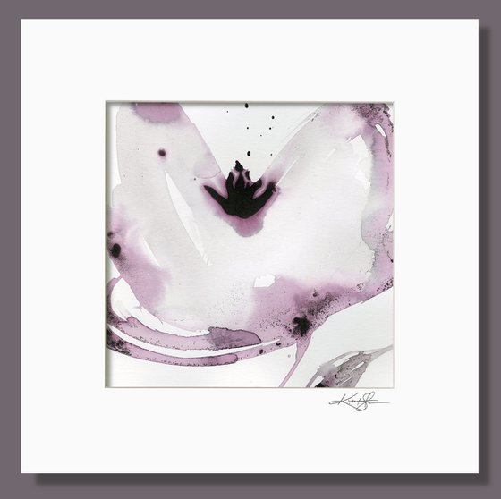 Organic Impressions 712 - Abstract Flower Painting by Kathy Morton Stanion