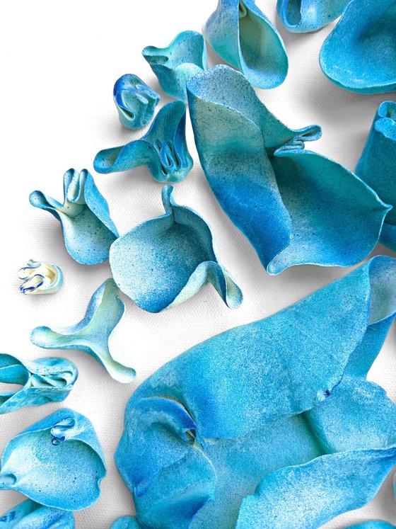 Connection, blue #28 (36"x36")