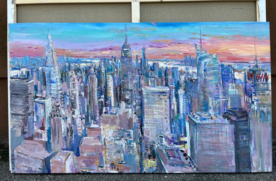 Manhattan New York 140 x 75 cm