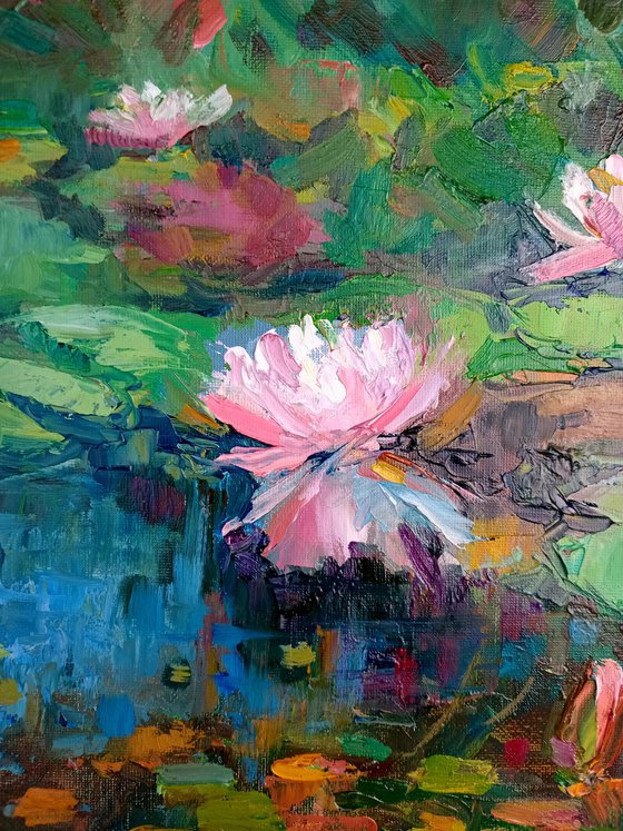 Pond with Water Lilies