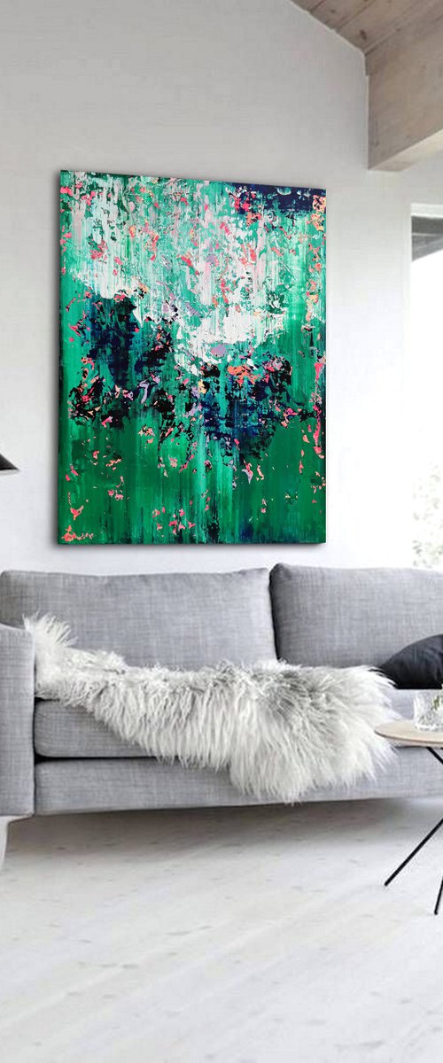 120x100cm. / Abstract painting / Abstract 2269 by Alex Senchenko