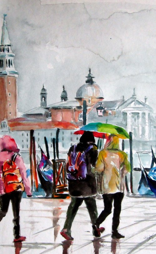 Rainy day in Venice by Kovács Anna Brigitta