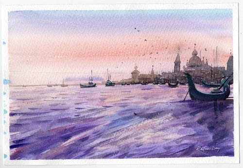 Venice lagoon by Rajan Dey