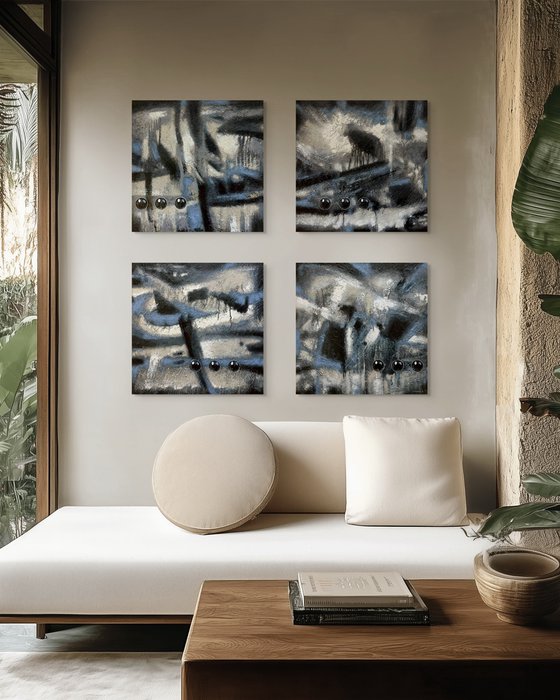 Grayscale Abstract Nuances