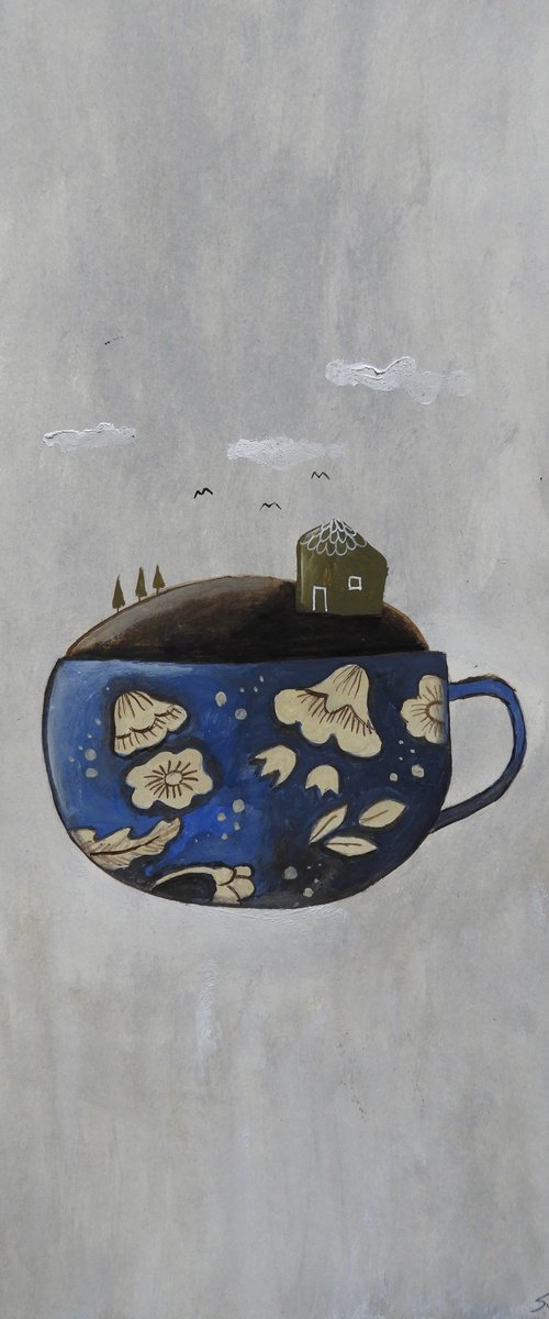 A tiny world in a cup by Silvia Beneforti