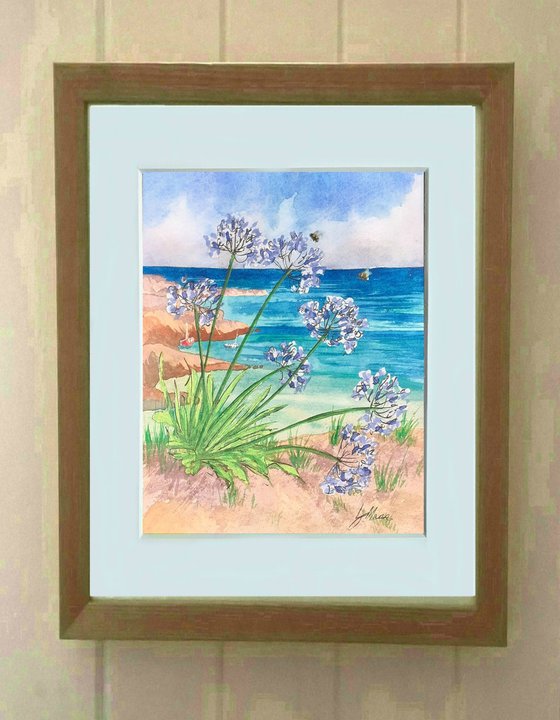 By the Sea, Agapanthus and Bees