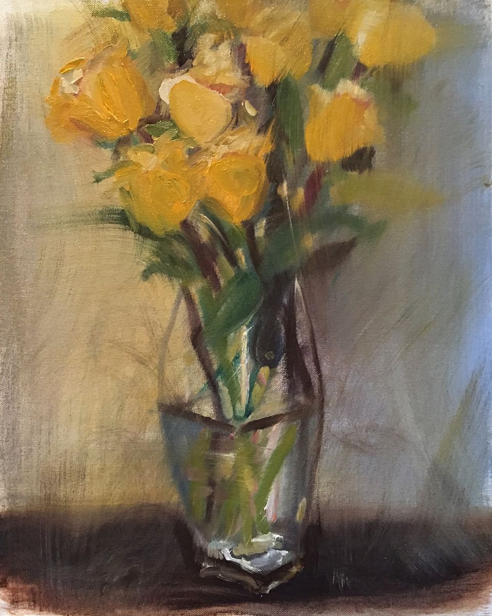 Yellow Roses by Zeke Garcia