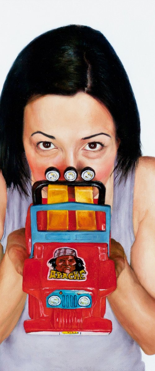 Ilaria - The toy car by Paolo Borile