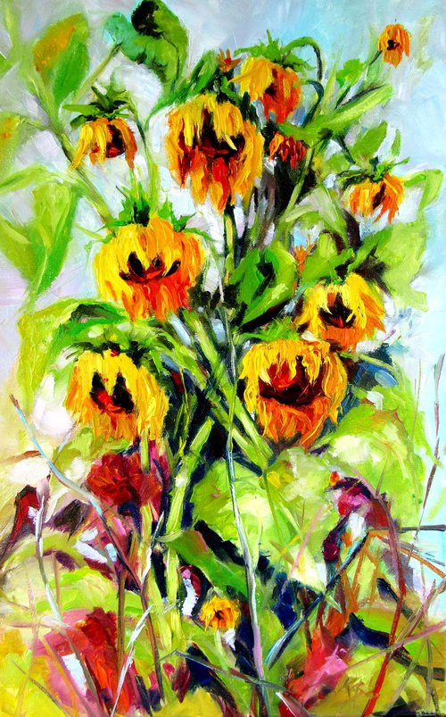 Some sunflowers by Kovács Anna Brigitta