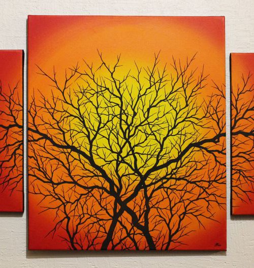 Silhouettes of branches 2 by Jonathan Pradillon
