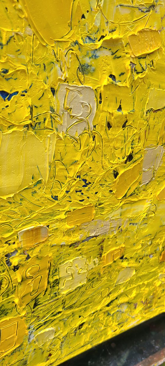 Naturally abstract yellow