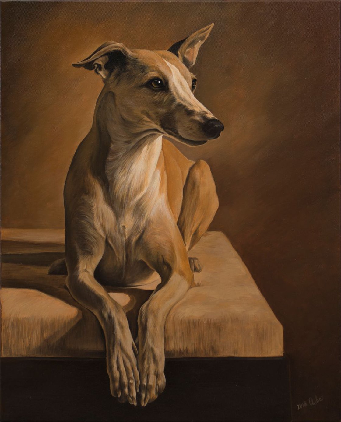 Whippet artwork hot sale