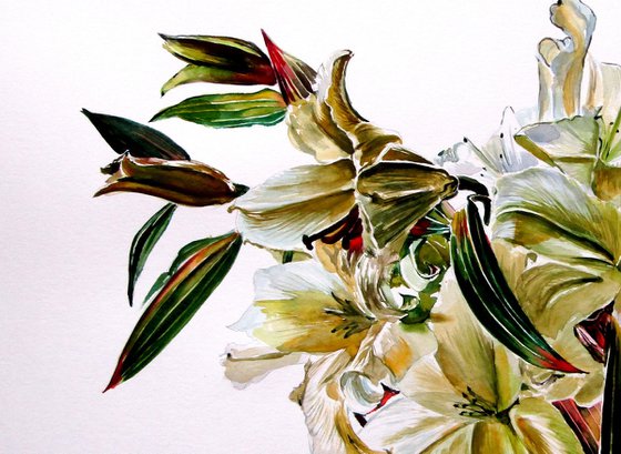 Bouquet of lily /Casa Blanca