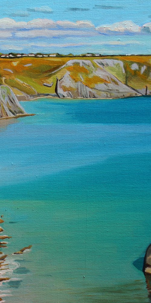 Spring Tide, Three Cliff Bay (Gower) by Emma Cownie
