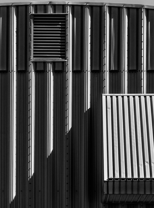 corrugated sheet metal 05 by Daniel Fontaine