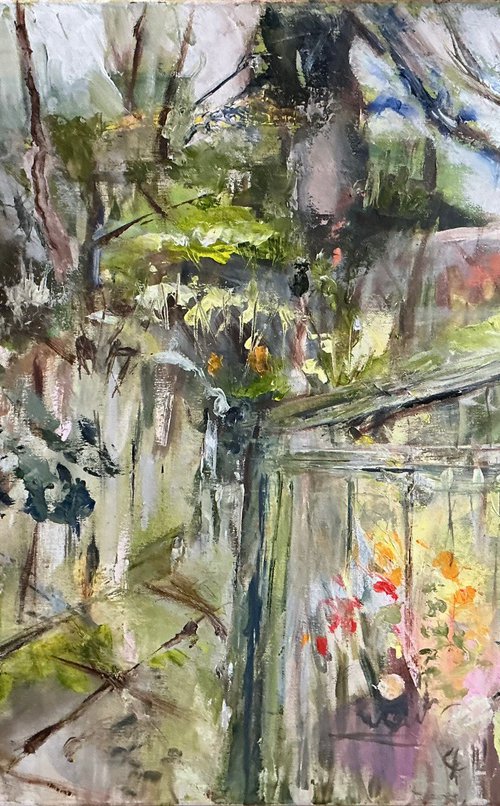 December from the Window by Sandra Haney