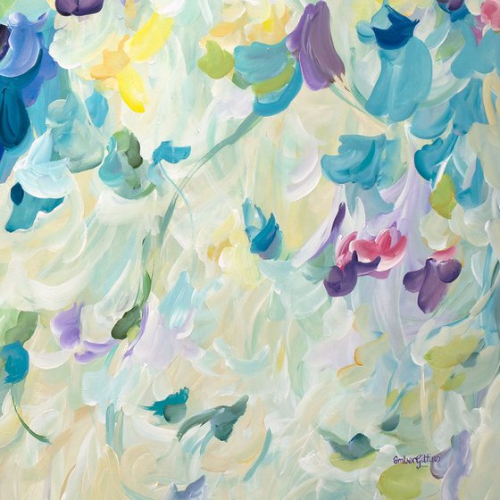 Picking Flowers - Large Abstract