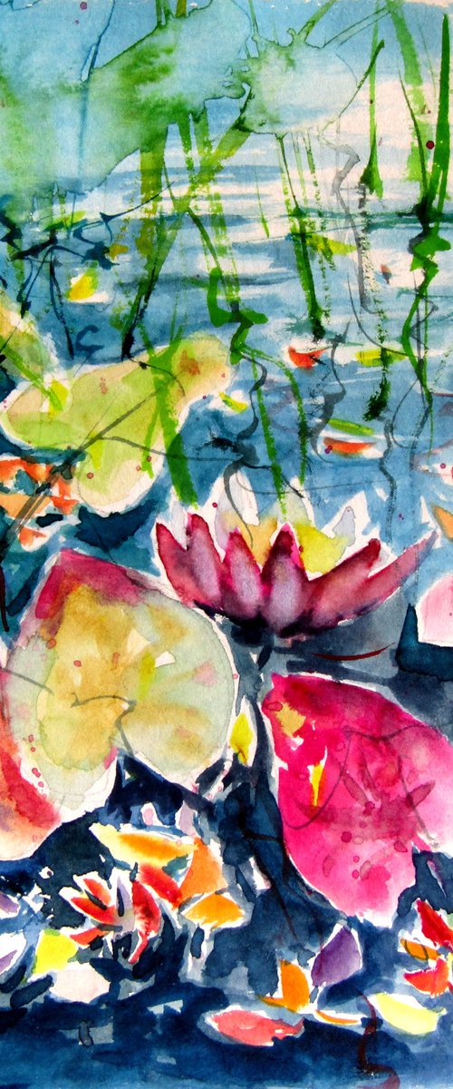 Little water lilies VI by Kovács Anna Brigitta