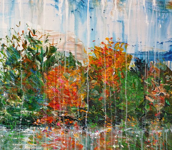 Trees By A Lake C 1