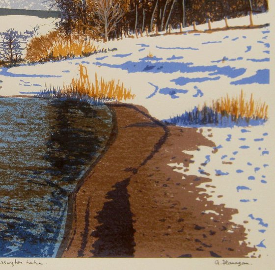 Winter sunrise, Blessington Lake