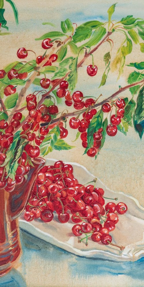 Cherries by Alona Lesnichenko