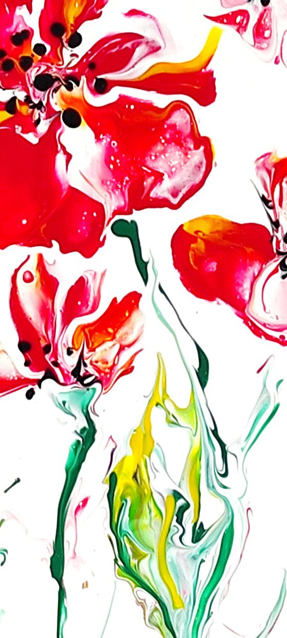 Spring fantasy .Poppies