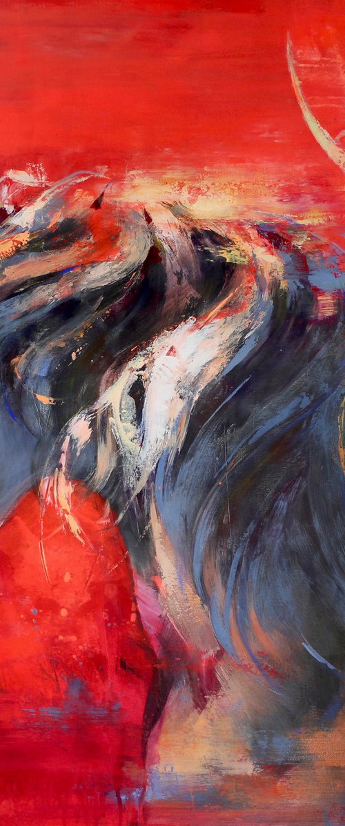 Spirit in Crimson by Tetiana Shendryk