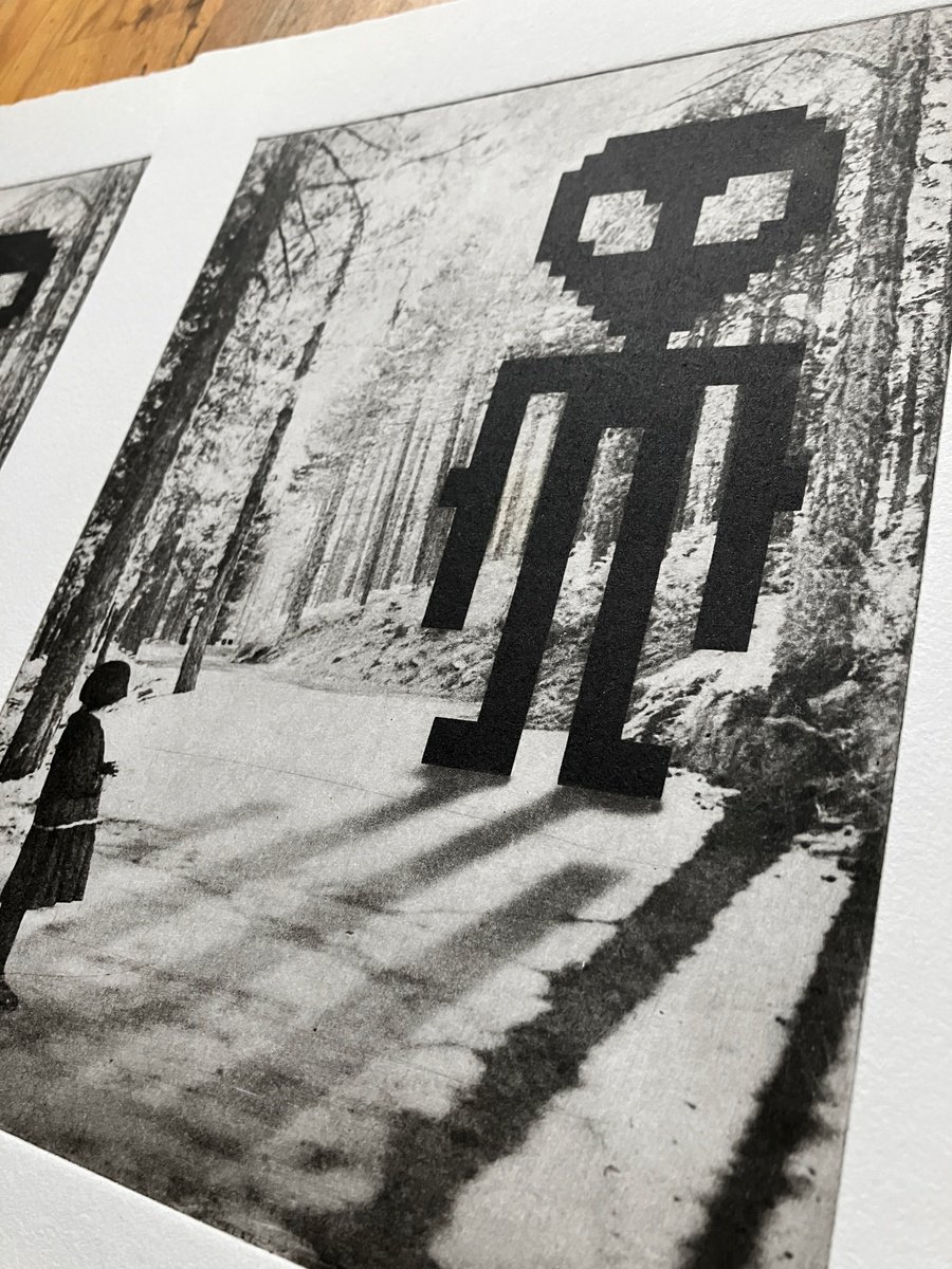 Surrealistic Portrait Etchings & Engravings By Jaco Putker, 10 X 13, Creeps & Cryptids No.26: The Grey Ii, Original Artwork