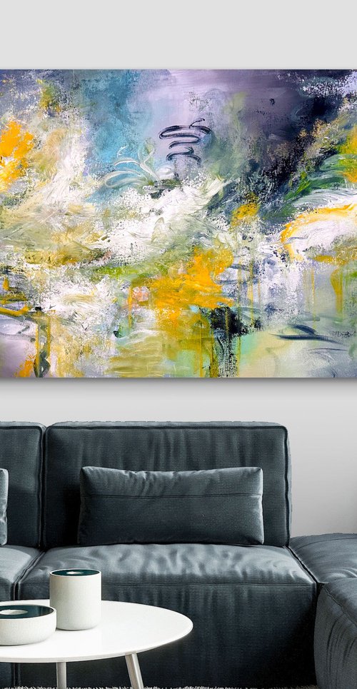 Citrus Storm Over Blue by Andrada Anghel