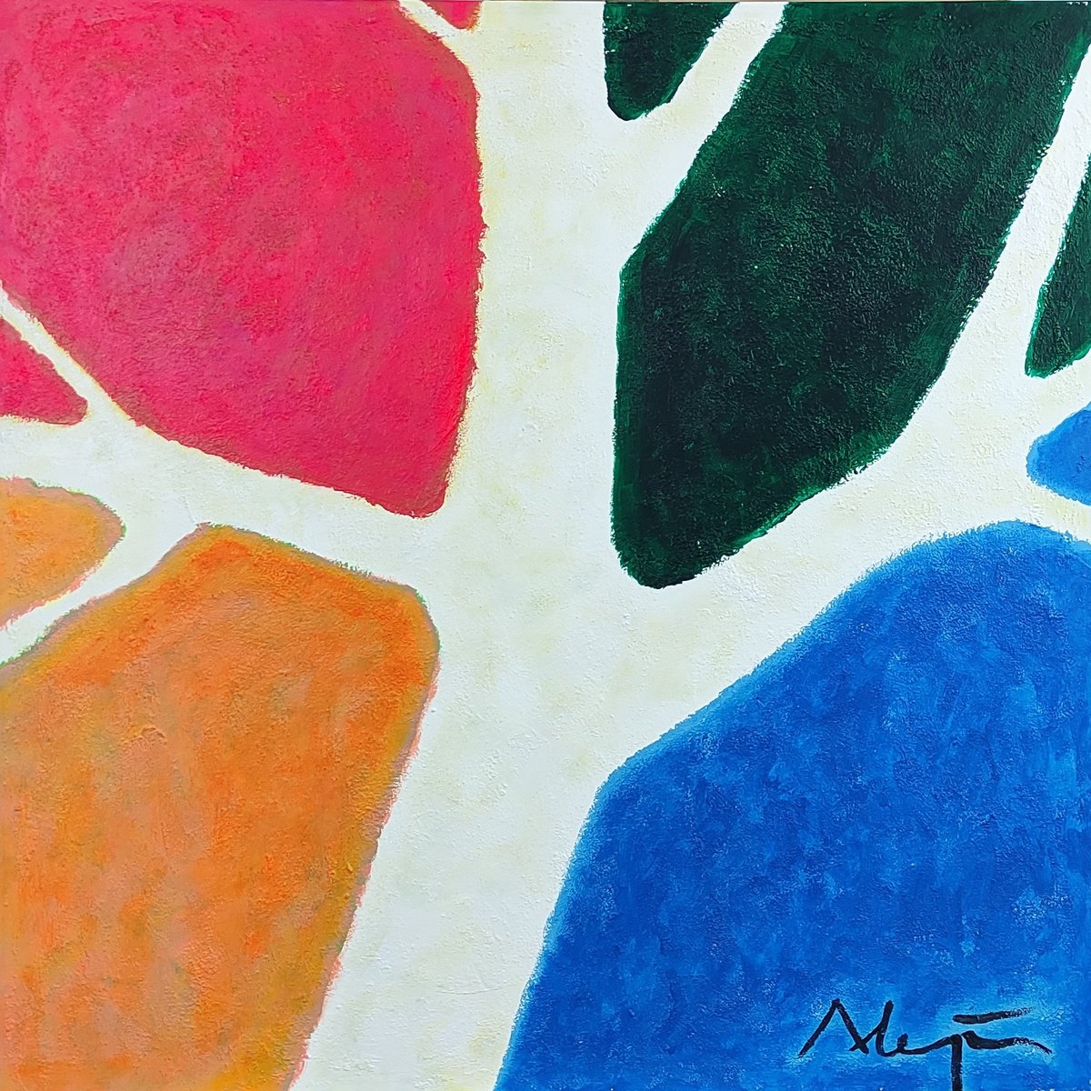  Hug By Alejos, 39 X 39, Artwork For Sale On Artfinder
