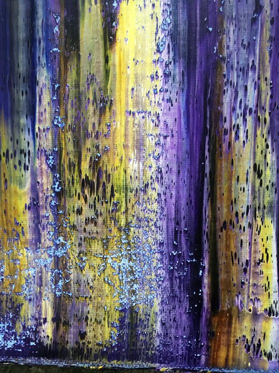 "Transmutation" - FREE USA SHIPPING + Save As A Series - Original PMS Abstract Triptych Oil Paintings On Canvas - 48" x 20"