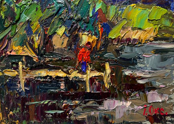 Willows by the river