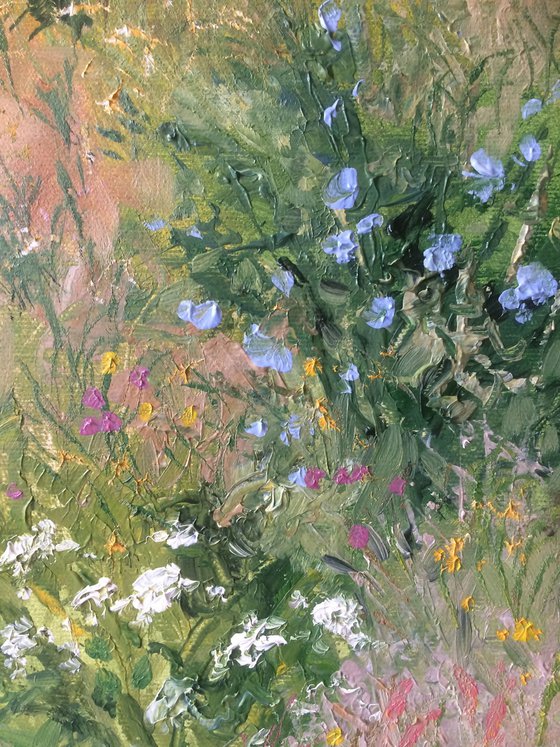 Flowering meadow - purple