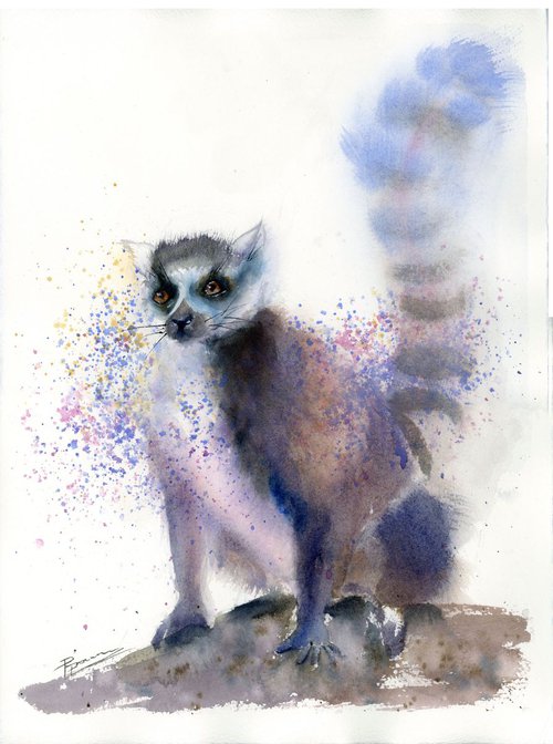 Lemur by Olga Shefranov (Tchefranov)