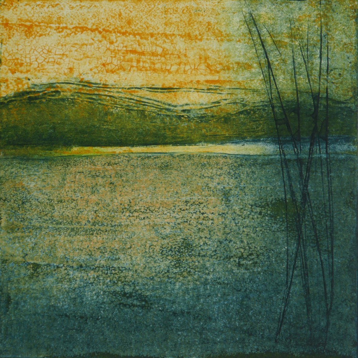 Impressionistic Limited Edition Print , Ancient Song By Sue Roe, 9 X 9, Artwork For Sale On Artfinder