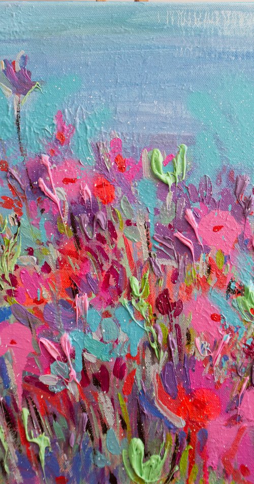 The fragrant meadow by Nataliia Karavan