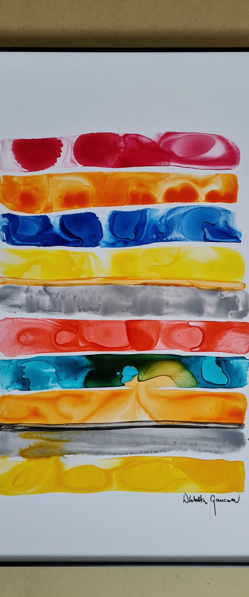 Happy Stripes by Wioletta Gancarz