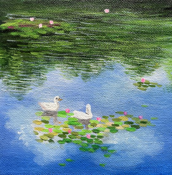 House by the pond