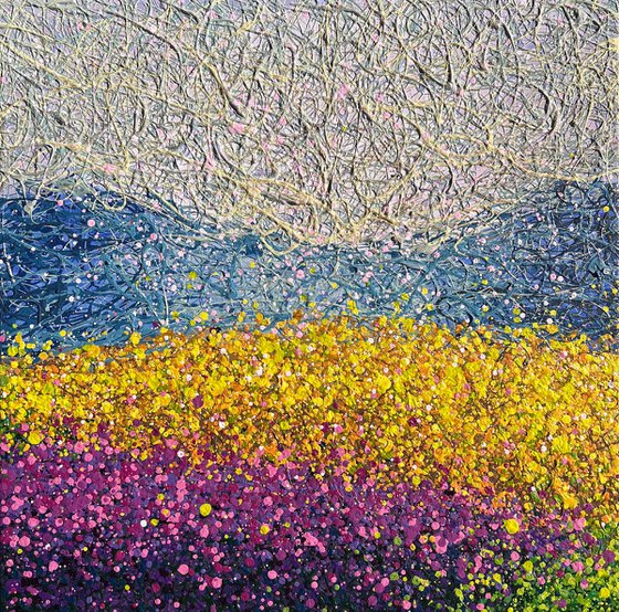 Lavender Dreams of Tuscany - triptych