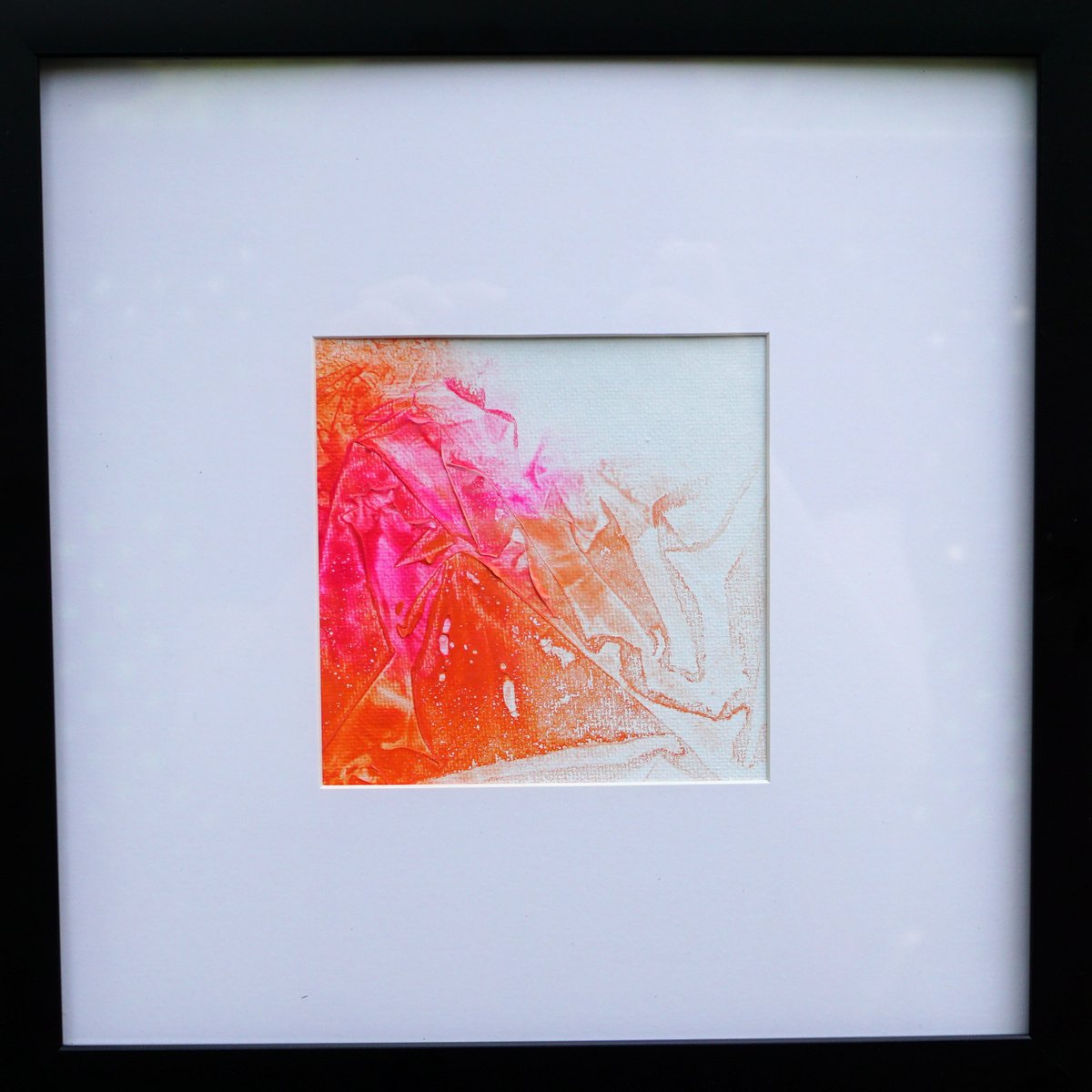 Abstract Acrylic Painting By Jelena B, 5 X 5, In May 4 5X5In ~12X12Cm, Original Artwork
