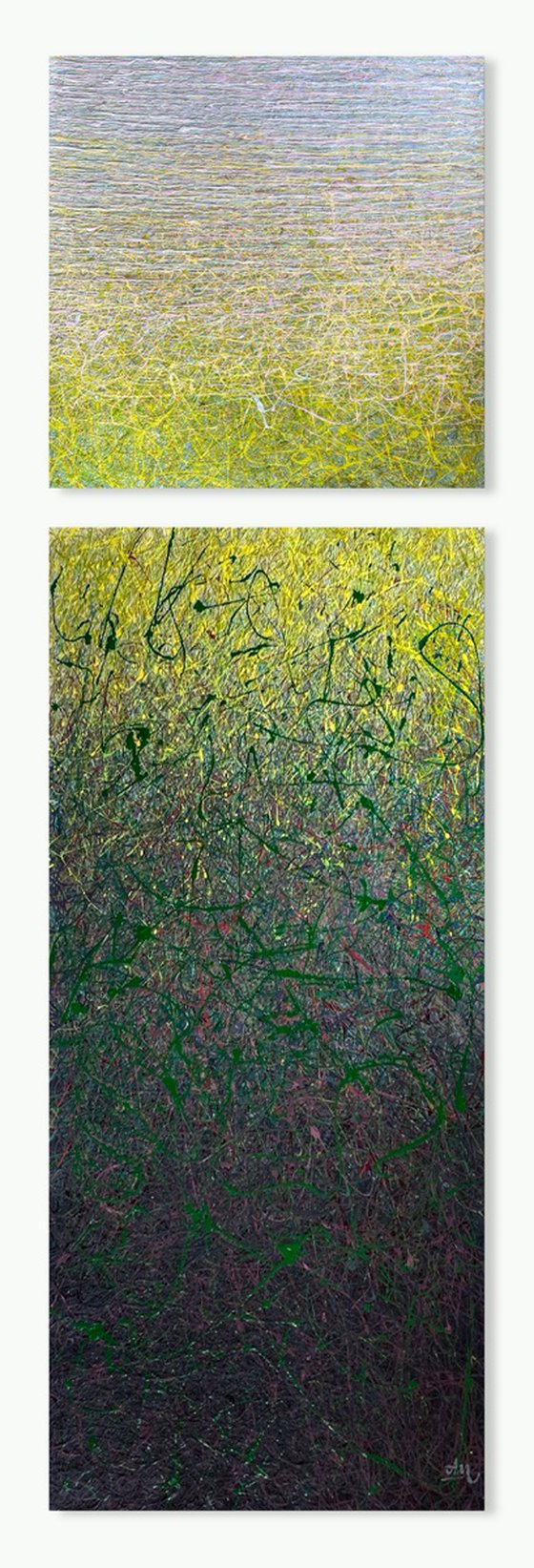 In search of silence- 2 (green)