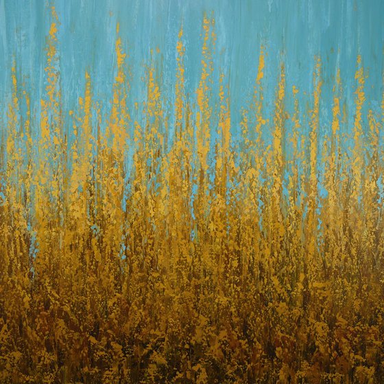 Golden Glow - Textured Field