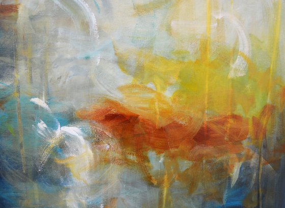 Lilies in Soft Reflection