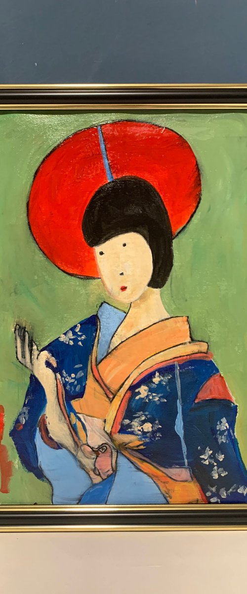 Japanese beauty. Geisha. #7 by Vita Schagen