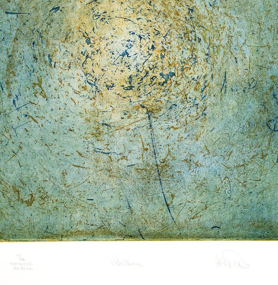 “Dandelions”, etching