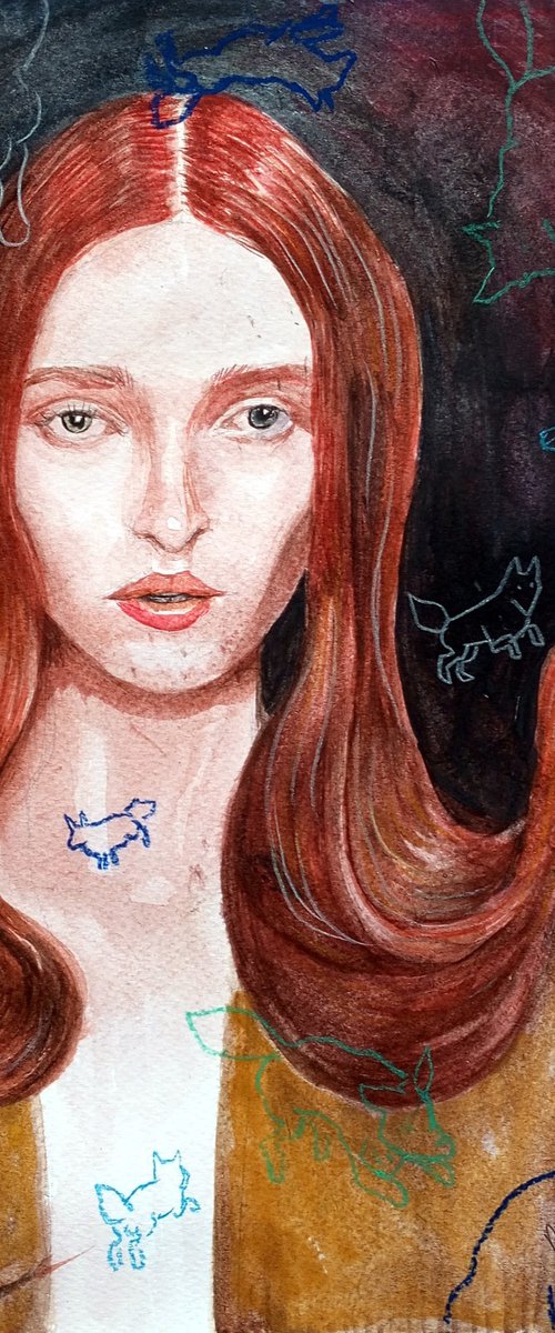 Lady of the wolves by paolo beneforti