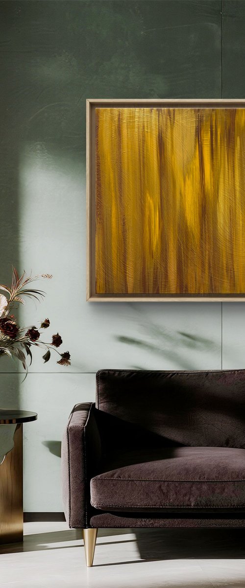 Echoes of Fire 80x100x4 cm by Exclusive Arts