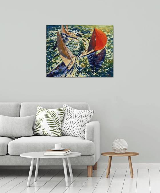 Captive to the waves