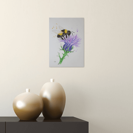 Bumblebee on a Thistle